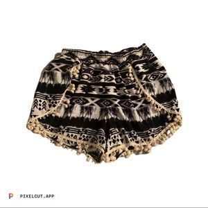 Tribe split high waisted shorts